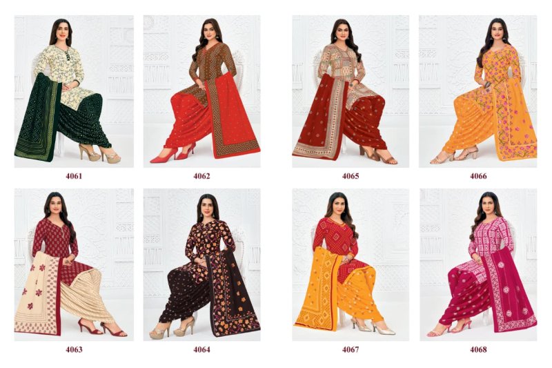 Priyanshi Vol 40 By Pranjul Printed Cotton Dress Material